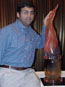 Vishy Anand with Eurotel Trophy